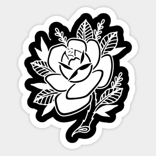 Classic Rose Inverted Sticker